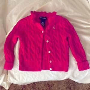Ralph Lauren 100% sweater for baby girl super cute
